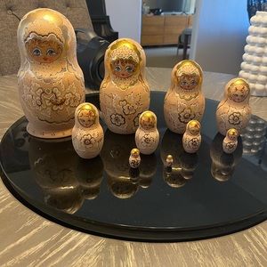 COPY - Complete Nesting Doll Set - Perfect Condition. 10 dolls total